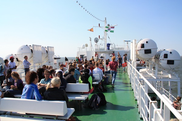 Borkum Fähre - Außendeck