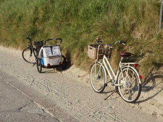 Fahrräder auf Borkum