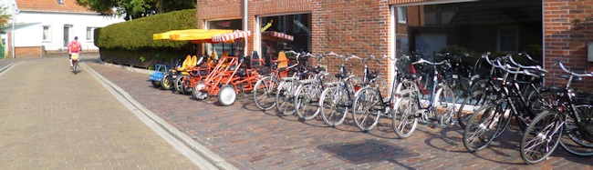 Fahrradverleih auf Borkum 8 Verleihstationen auf Borkum